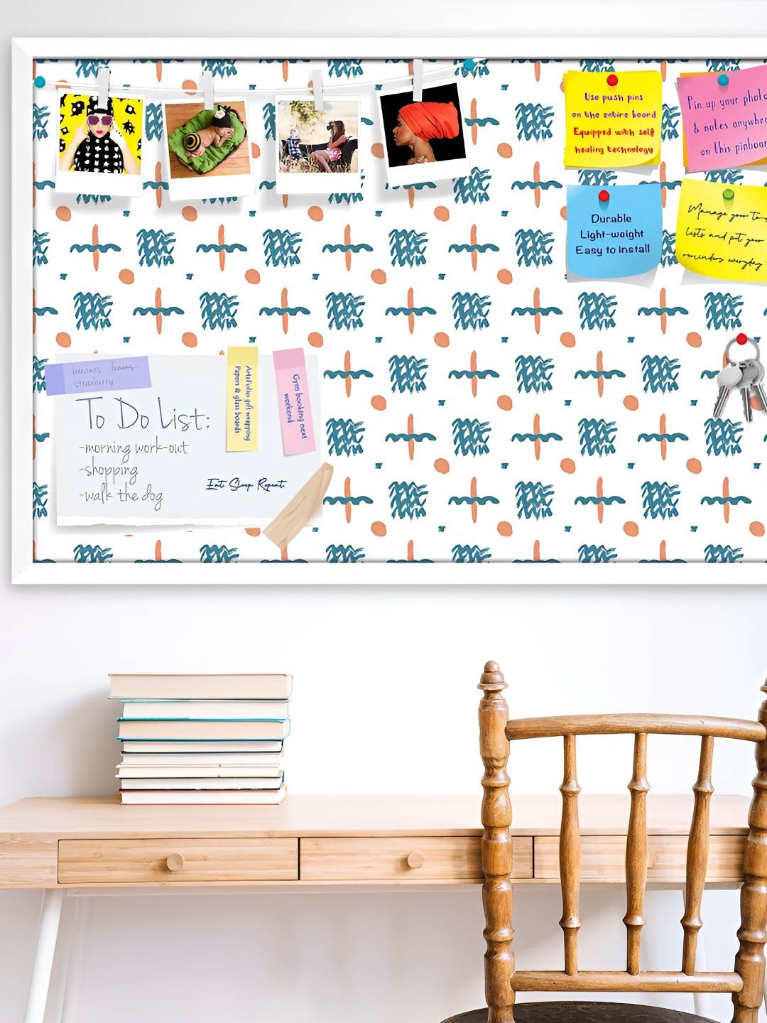 

ArtzFolio Wooden Notice Pin Board, Multi