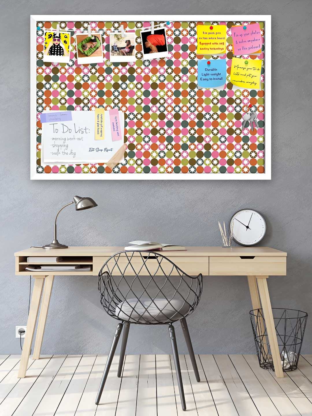 

ArtzFolio Wooden Notice Pin Board, Multi