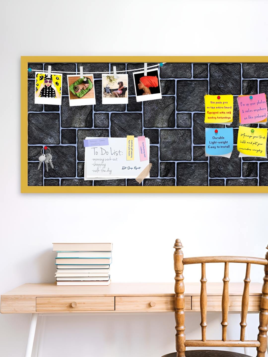 

ArtzFolio Wooden Notice Pin Board, Multi