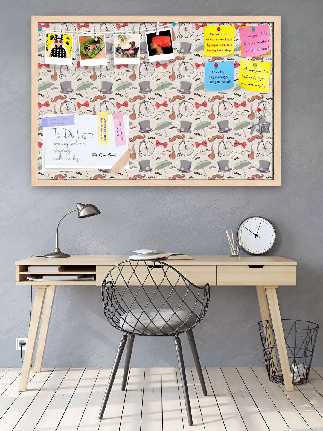 

ArtzFolio Wooden Notice Pin Board, Multi