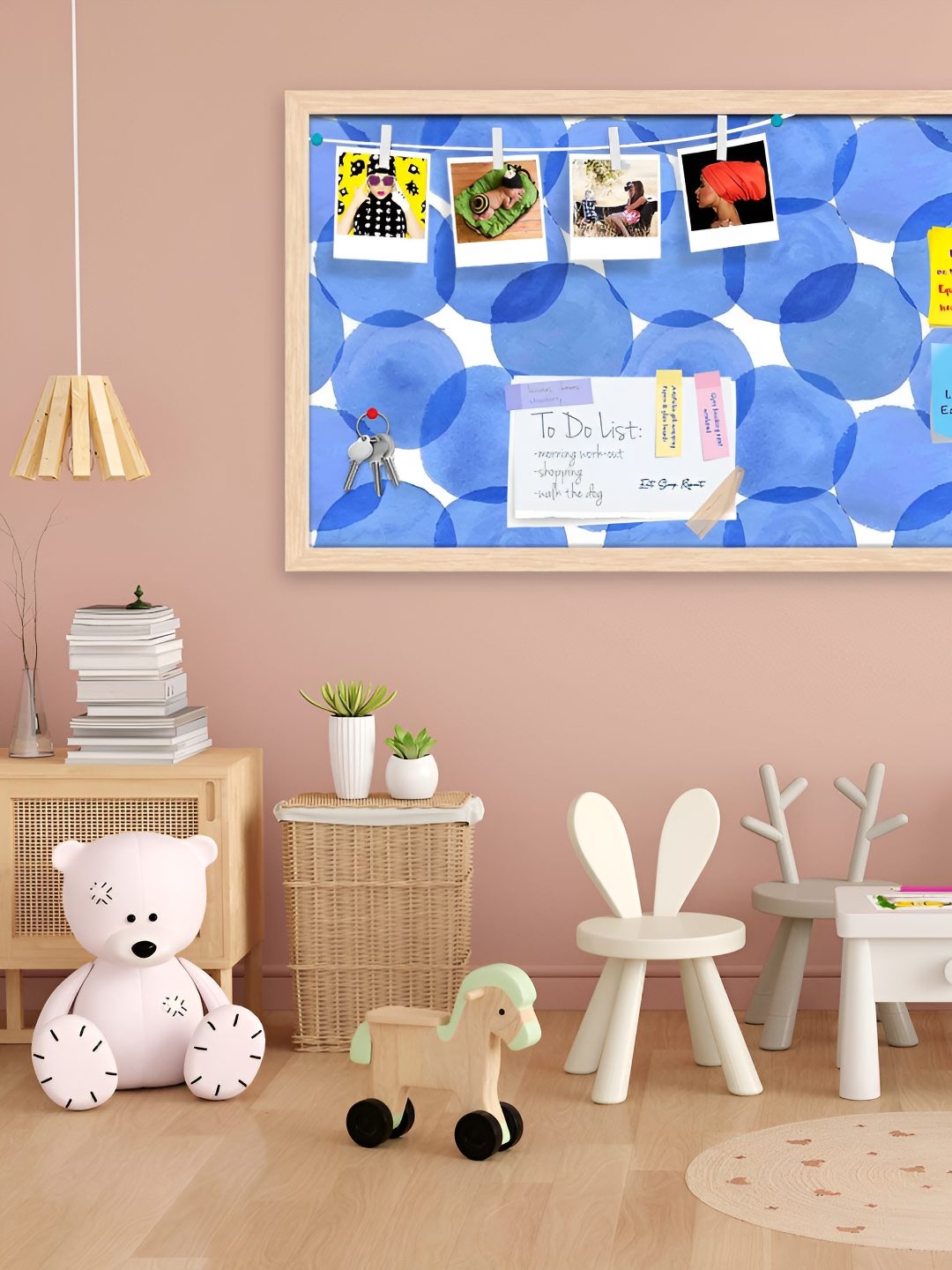 

ArtzFolio Wooden Notice Pin Board, Multi
