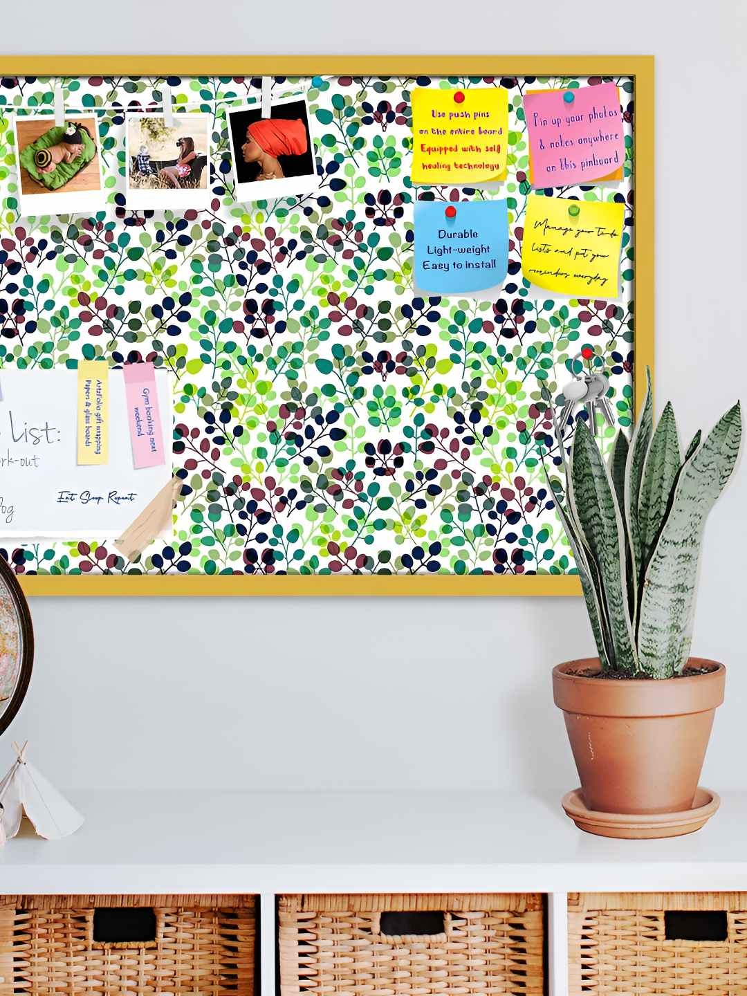 

ArtzFolio Wooden Notice Pin Board, Multi