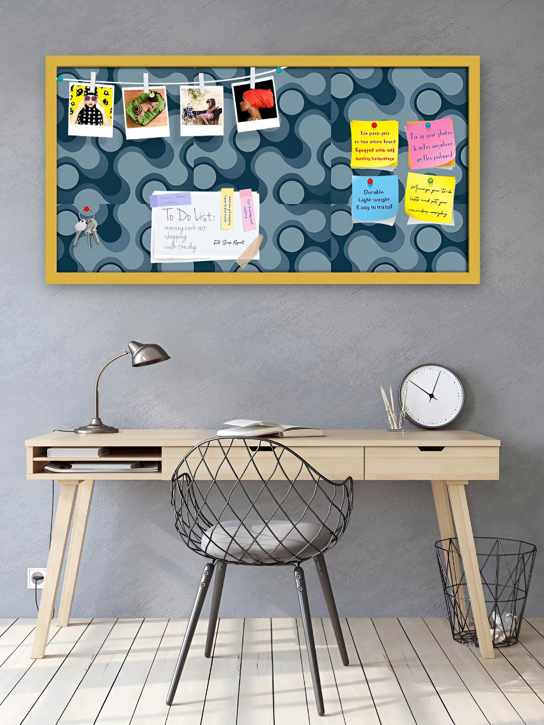 

ArtzFolio Wooden Notice Pin Board, Multi