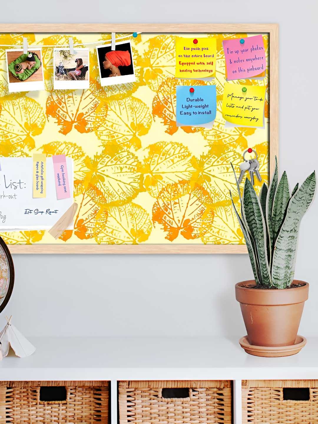 

ArtzFolio Wooden Notice Pin Board, Multi
