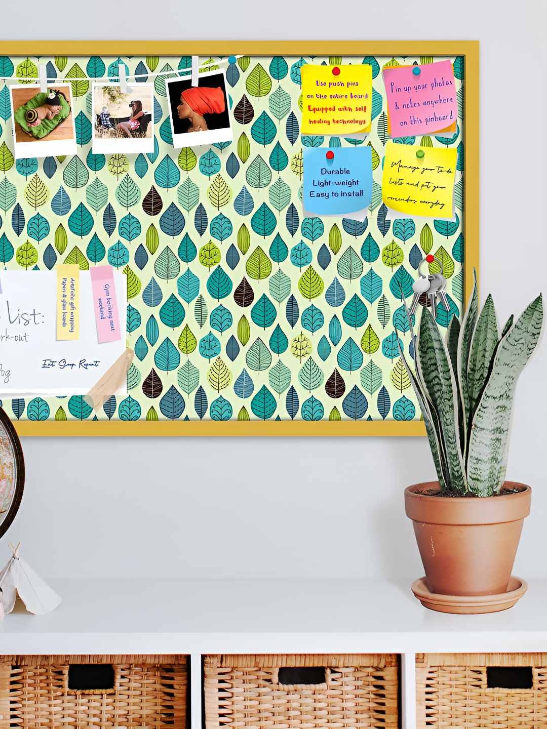 

ArtzFolio Wooden Notice Pin Board, Multi