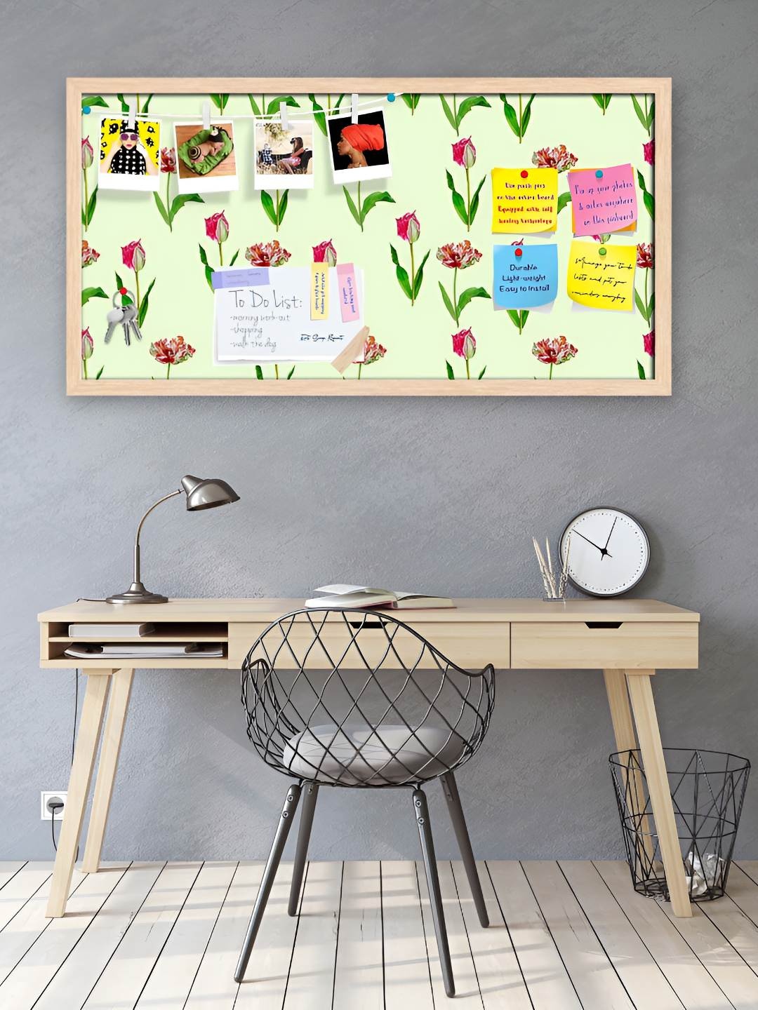 

ArtzFolio Wooden Notice Pin Board, Multi