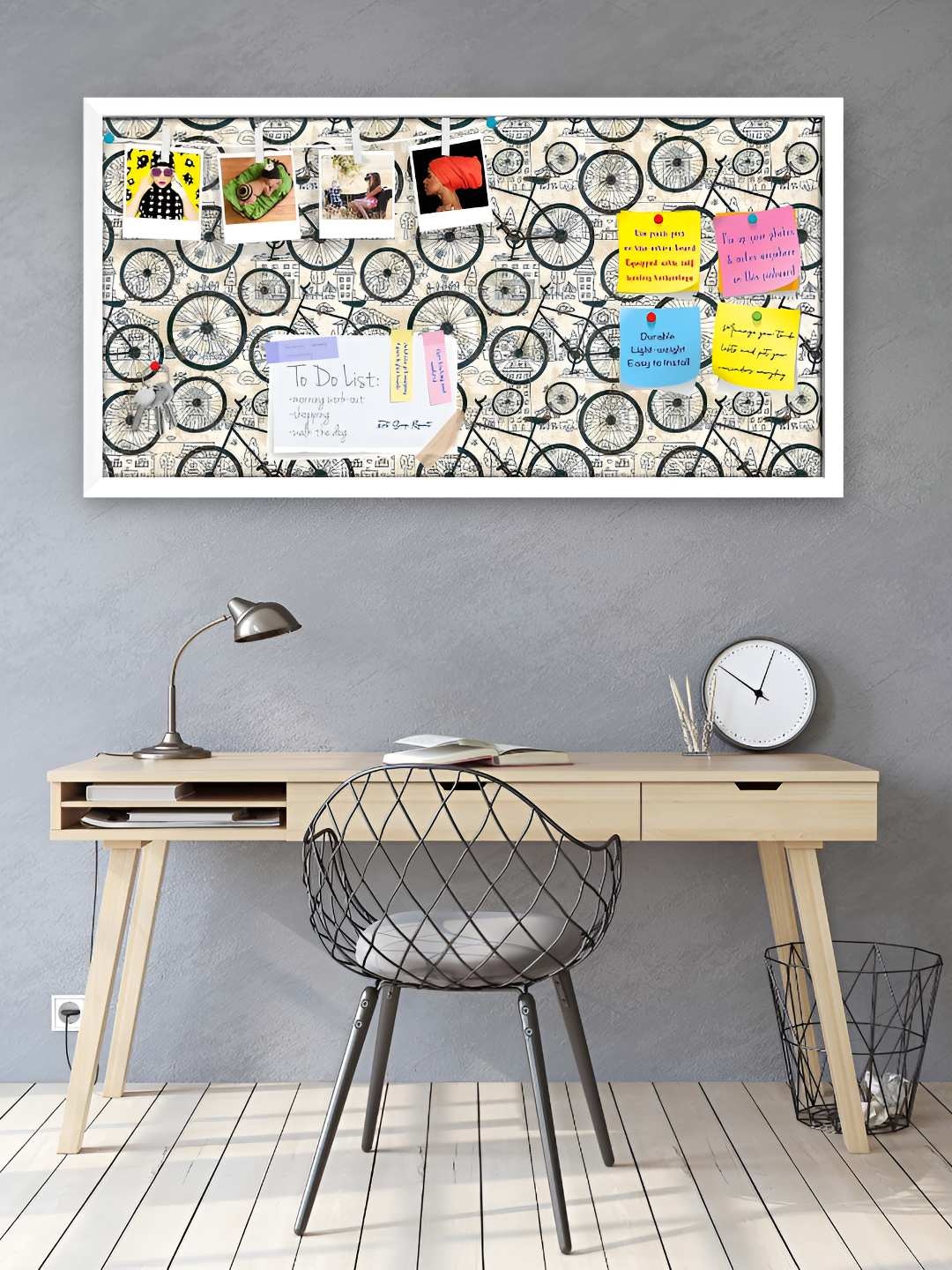 

ArtzFolio Wooden Notice Pin Board, Multi