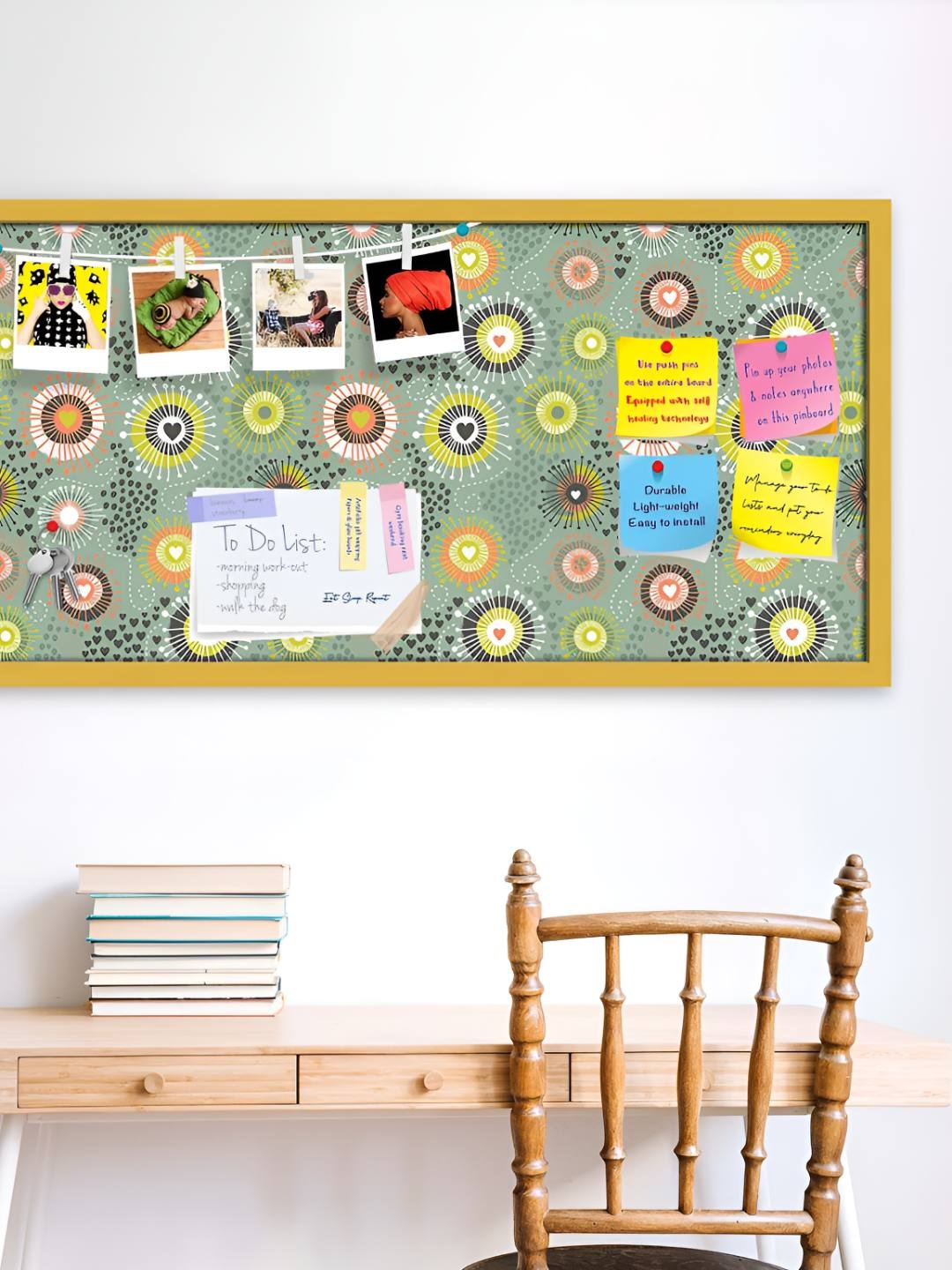 

ArtzFolio Wooden Notice Pin Board, Multi