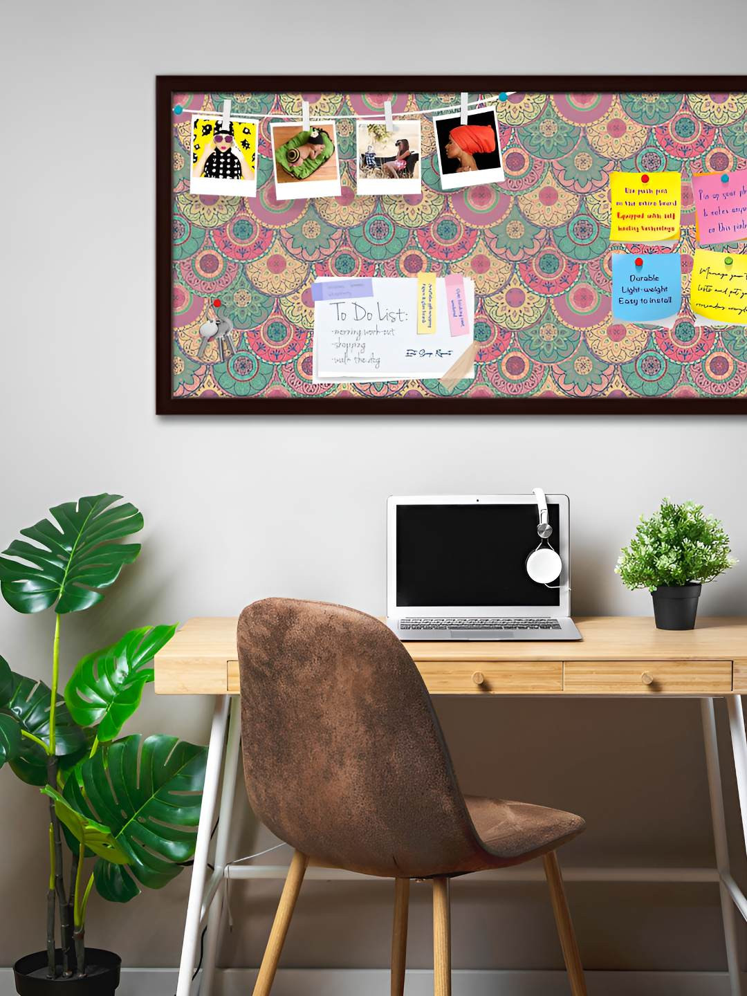 

ArtzFolio Wooden Notice Pin Board, Multi