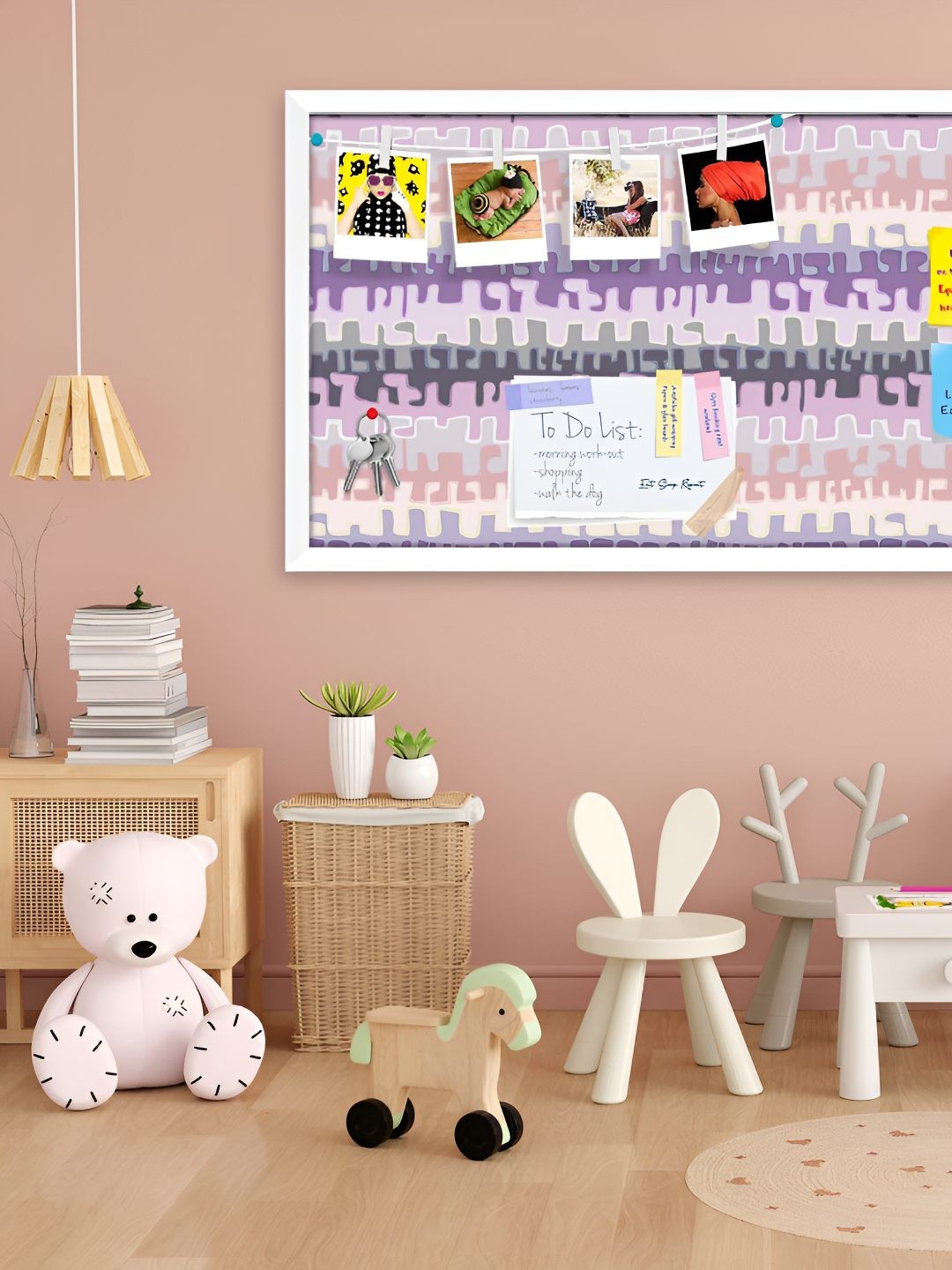 

ArtzFolio Wooden Notice Pin Board, Multi