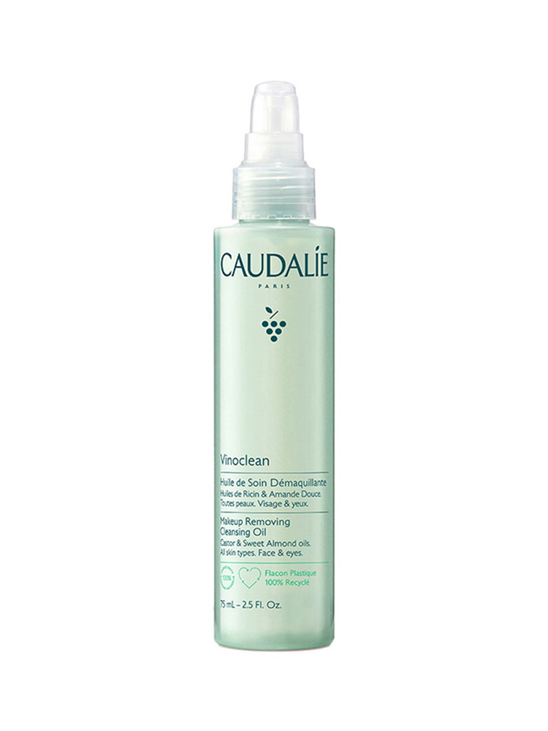 

Caudalie Vinoclean Makeup Removing Cleansing Oil - 75ml, Green