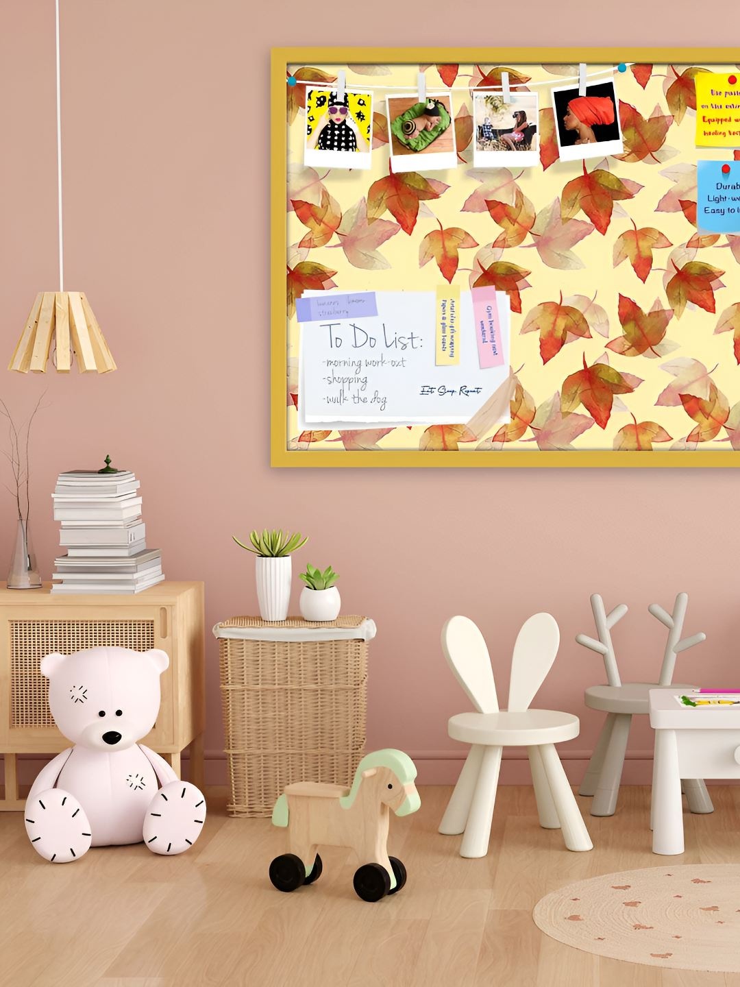 

ArtzFolio Wooden Notice Pin Board, Multi