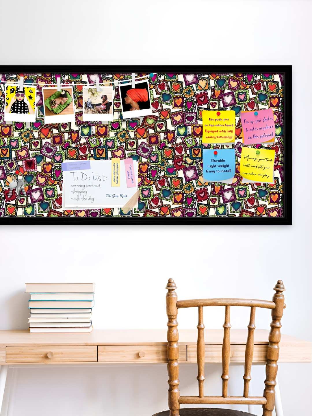 

ArtzFolio Wooden Notice Pin Board, Multi