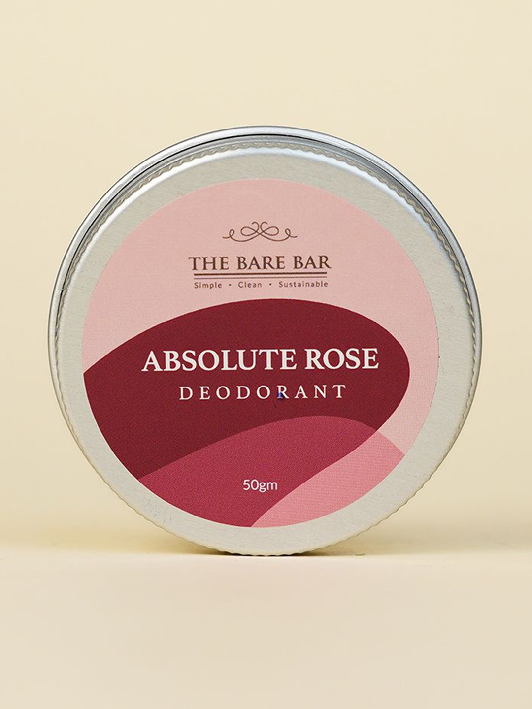 

The Bare Bar Absolute Rose Deodorant- 50 g, Cream