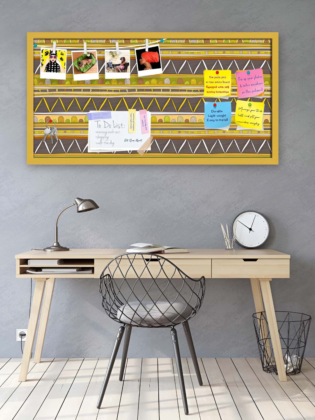 

ArtzFolio Wooden Notice Pin Board, Multi