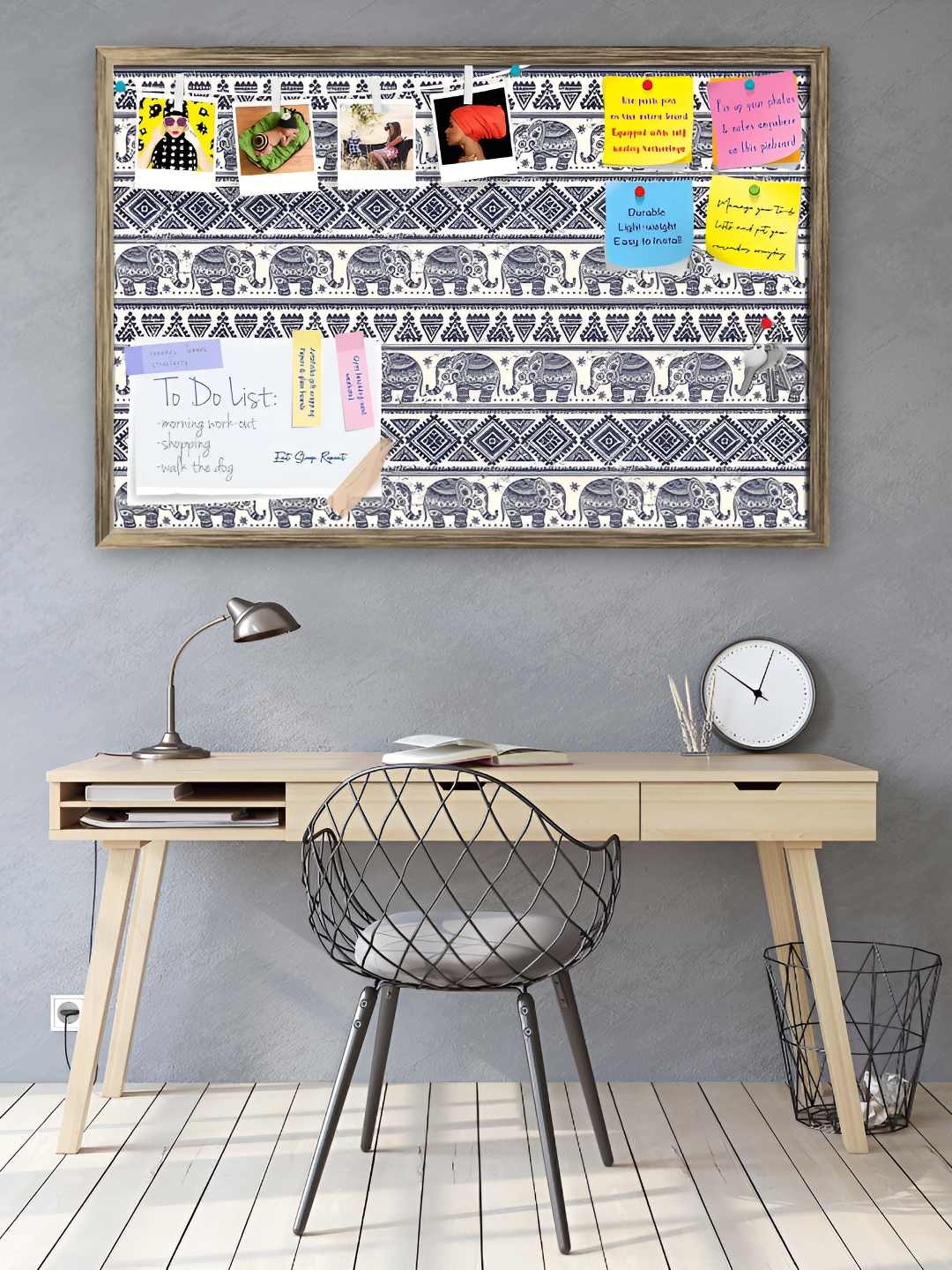 

ArtzFolio Wooden Notice Pin Board, Multi