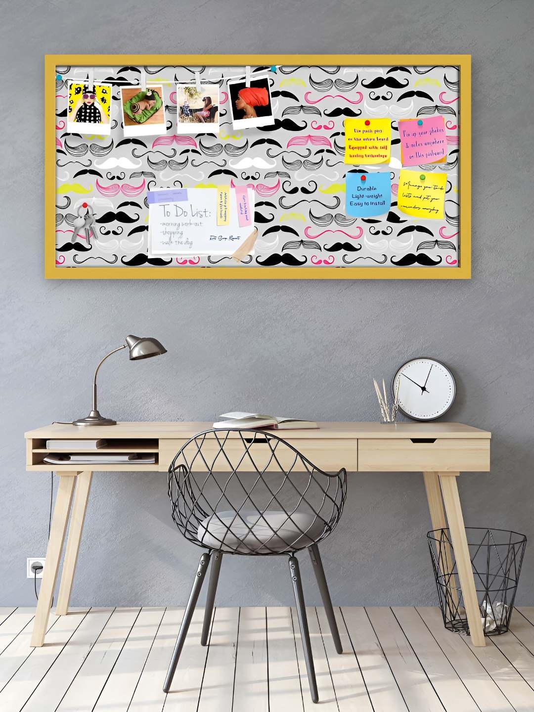 

ArtzFolio Wooden Notice Pin Board, Multi