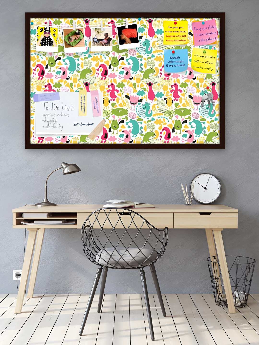 

ArtzFolio Wooden Notice Pin Board, Multi