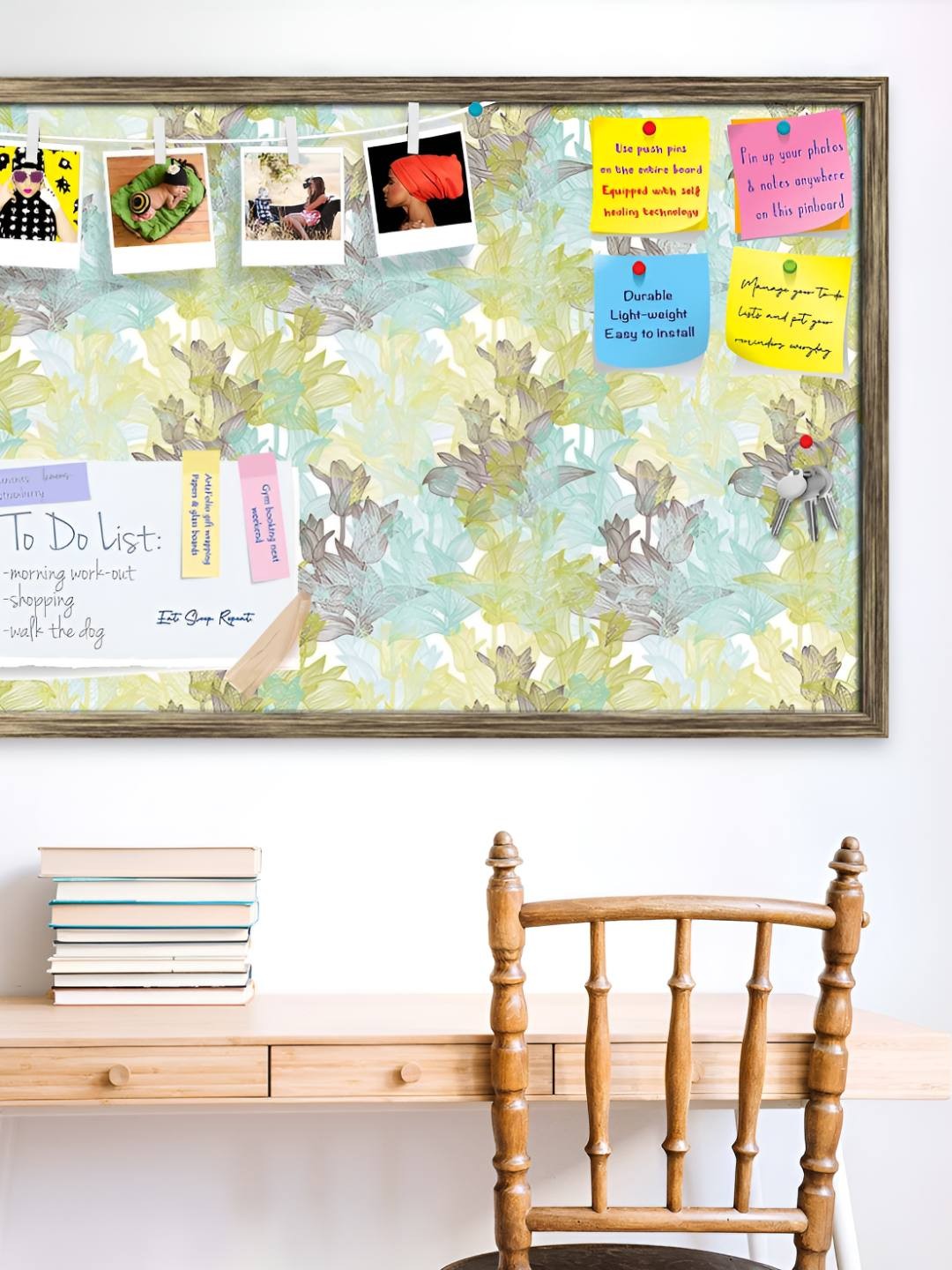 

ArtzFolio Wooden Notice Pin Board, Multi