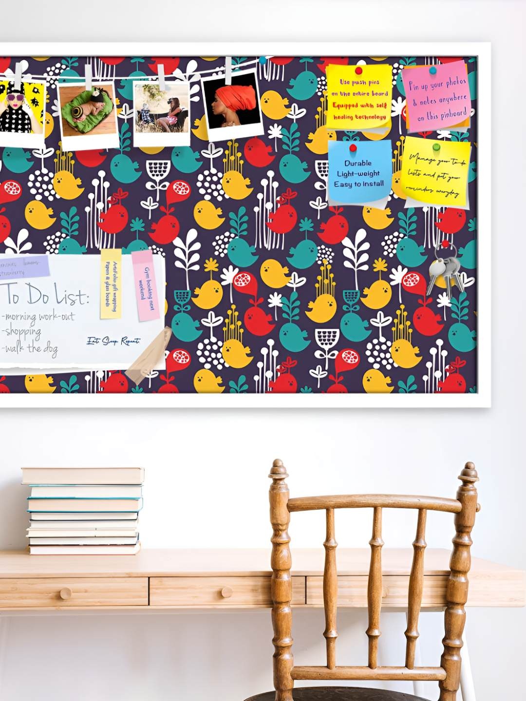 

ArtzFolio Wooden Notice Pin Board, Multi