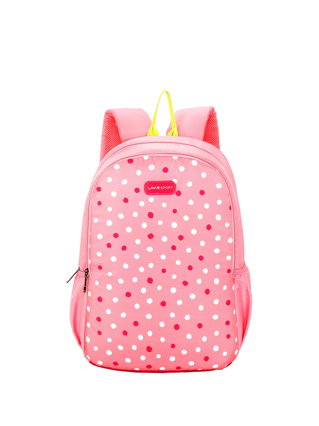 

LAVIE SPORT Girls Geometric Printed Non-Padded Backpack, Pink