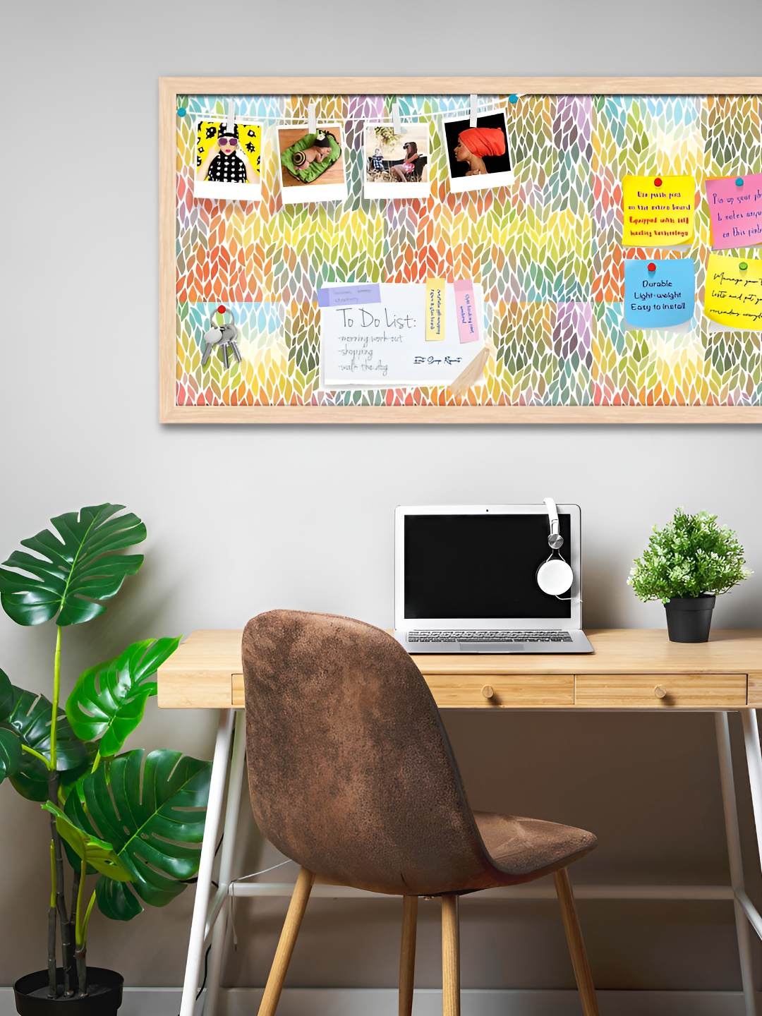 

ArtzFolio Wooden Notice Pin Board, Multi