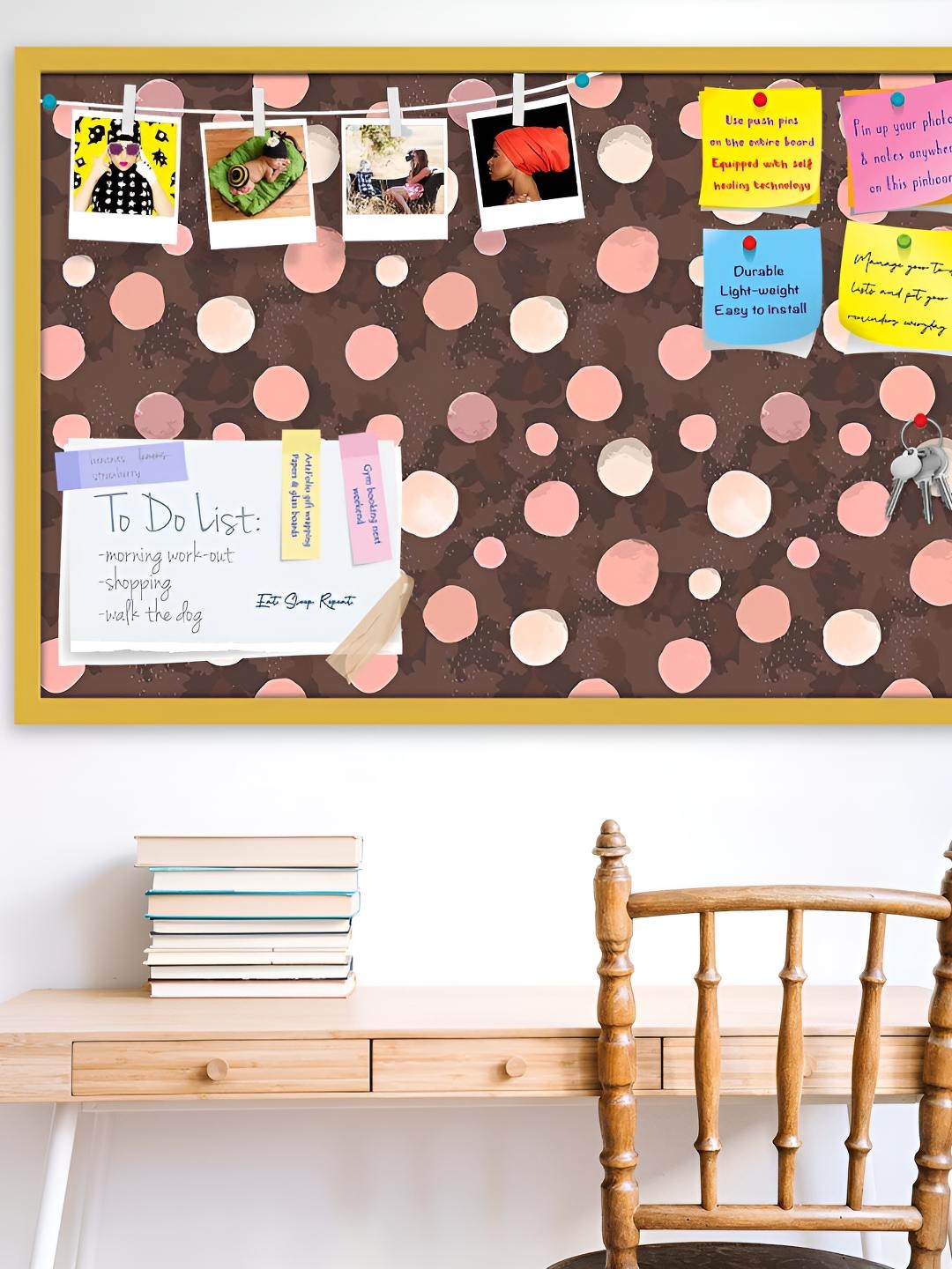 

ArtzFolio Wooden Notice Pin Board, Multi