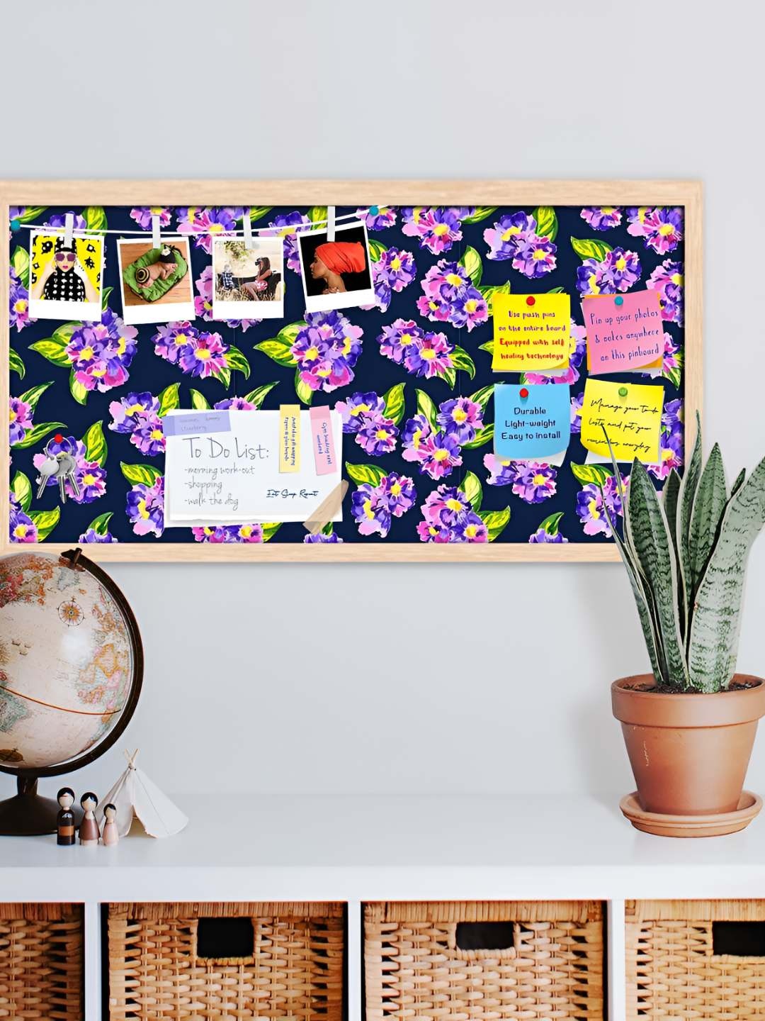 

ArtzFolio Wooden Notice Pin Board, Multi