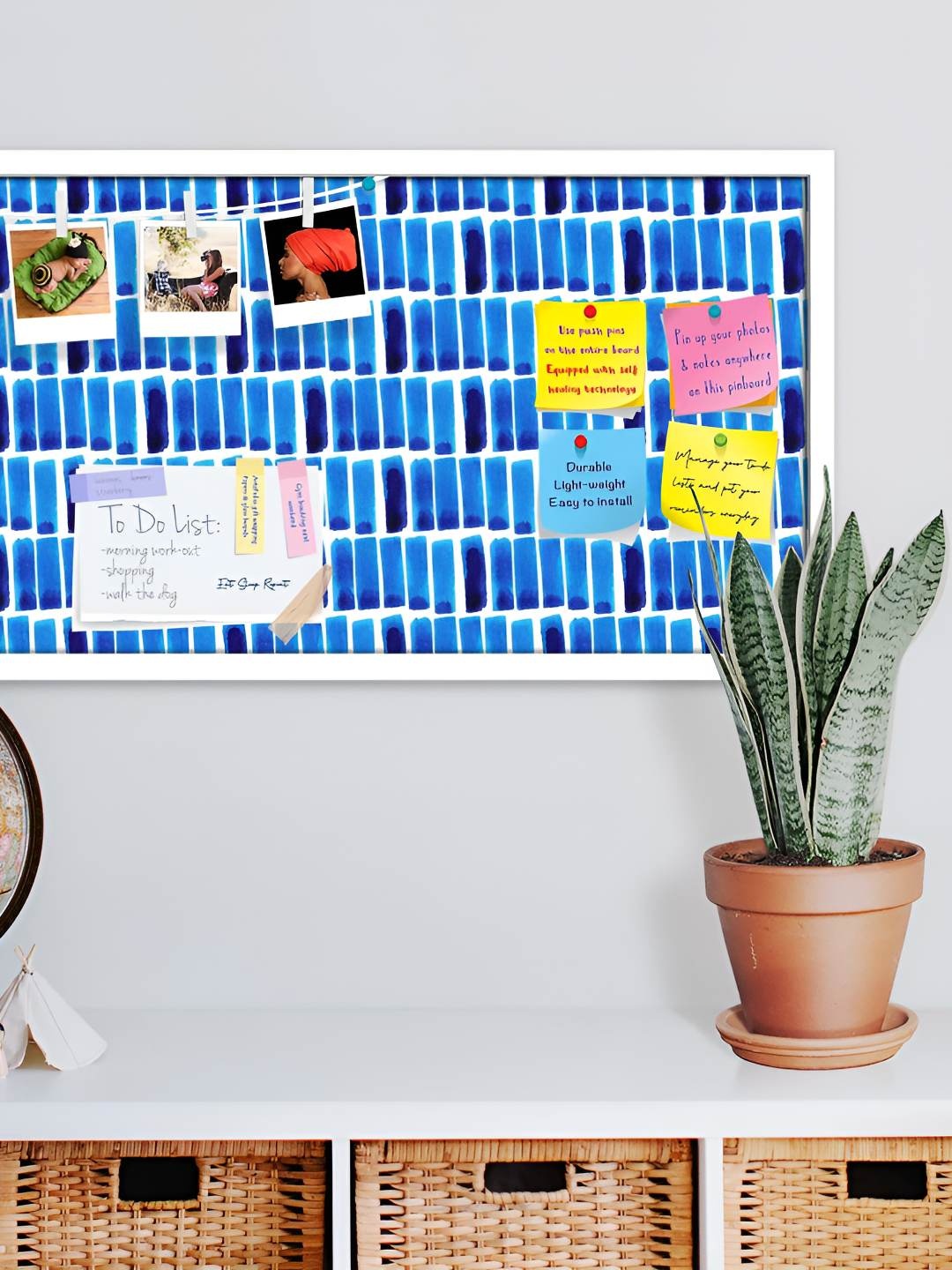 

ArtzFolio Wooden Notice Pin Board, Multi