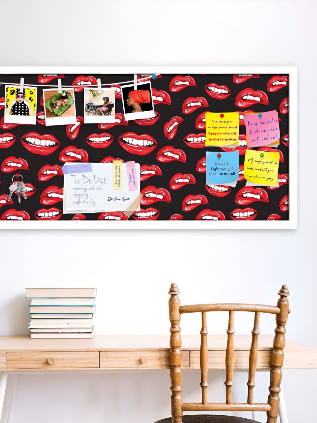 

ArtzFolio Wooden Notice Pin Board, Multi