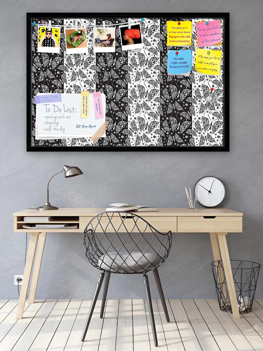 

ArtzFolio Wooden Notice Pin Board, Multi