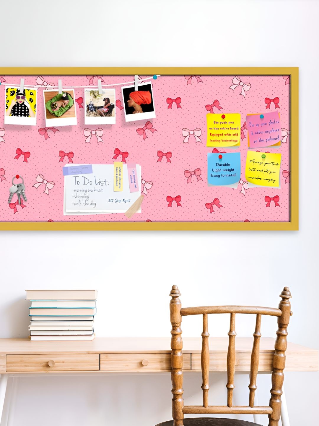 

ArtzFolio Wooden Notice Pin Board, Multi