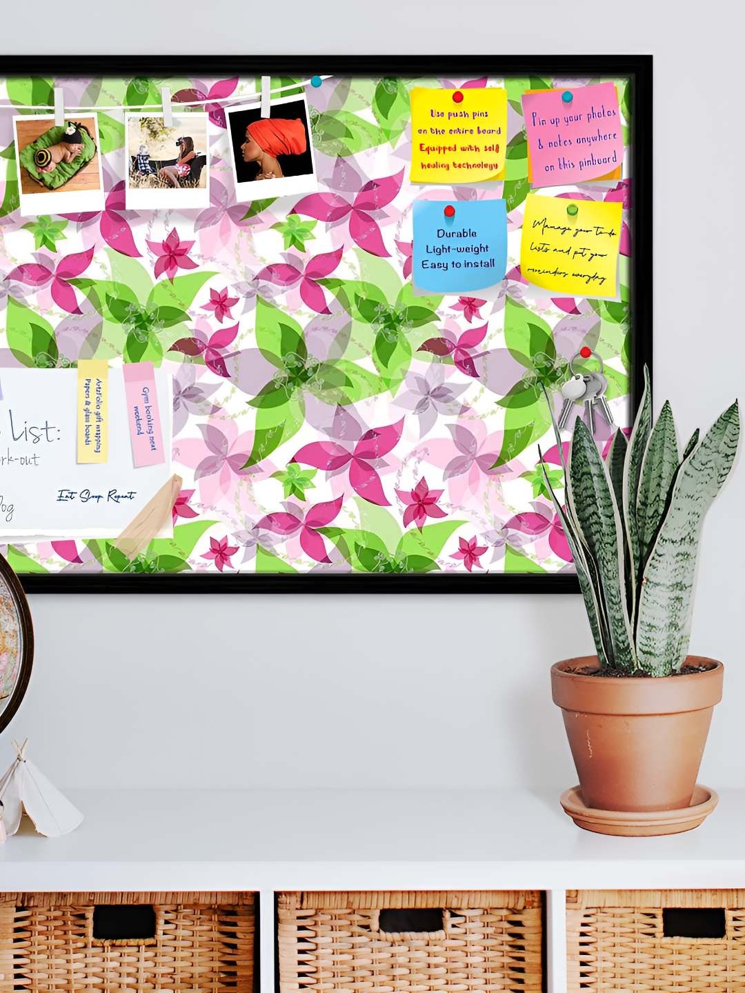 

ArtzFolio Wooden Notice Pin Board, Multi