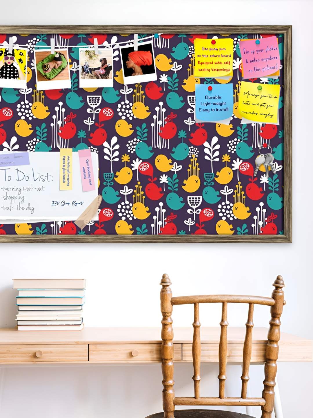 

ArtzFolio Wooden Notice Pin Board, Multi