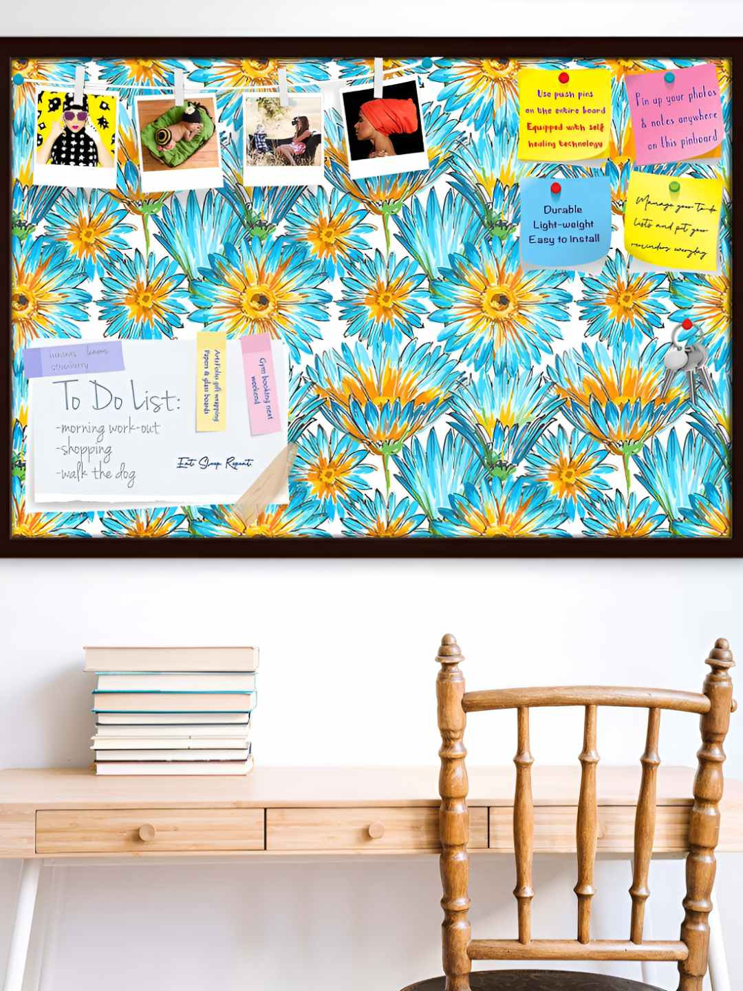 

ArtzFolio Wooden Notice Pin Board, Multi