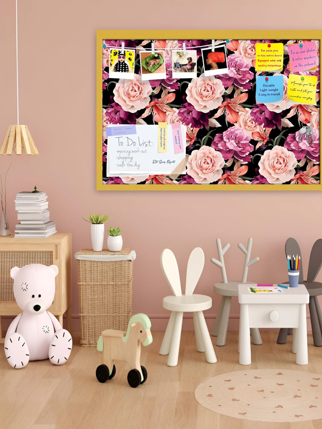

ArtzFolio Wooden Notice Pin Board, Multi