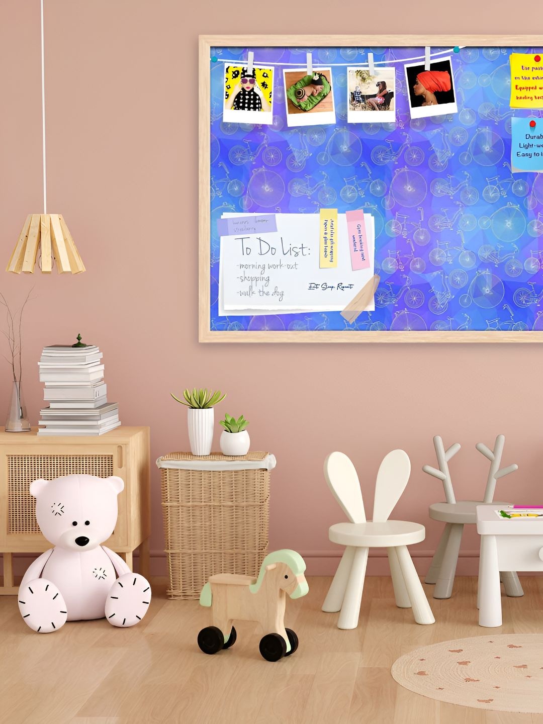 

ArtzFolio Wooden Notice Pin Board, Multi