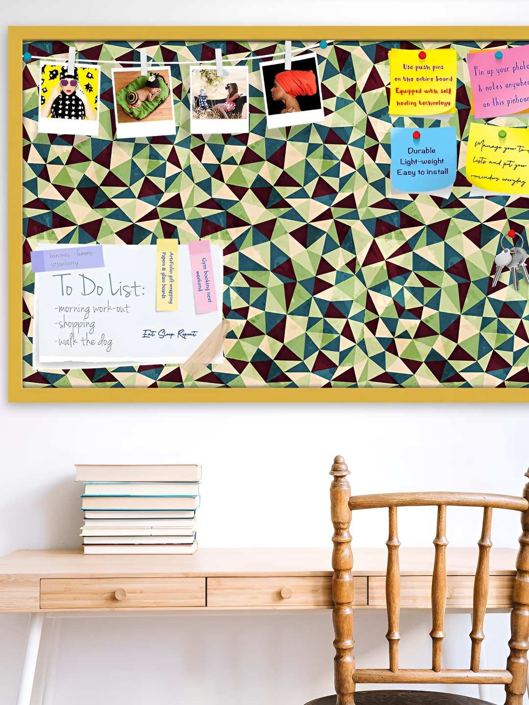 

ArtzFolio Wooden Notice Pin Board, Multi