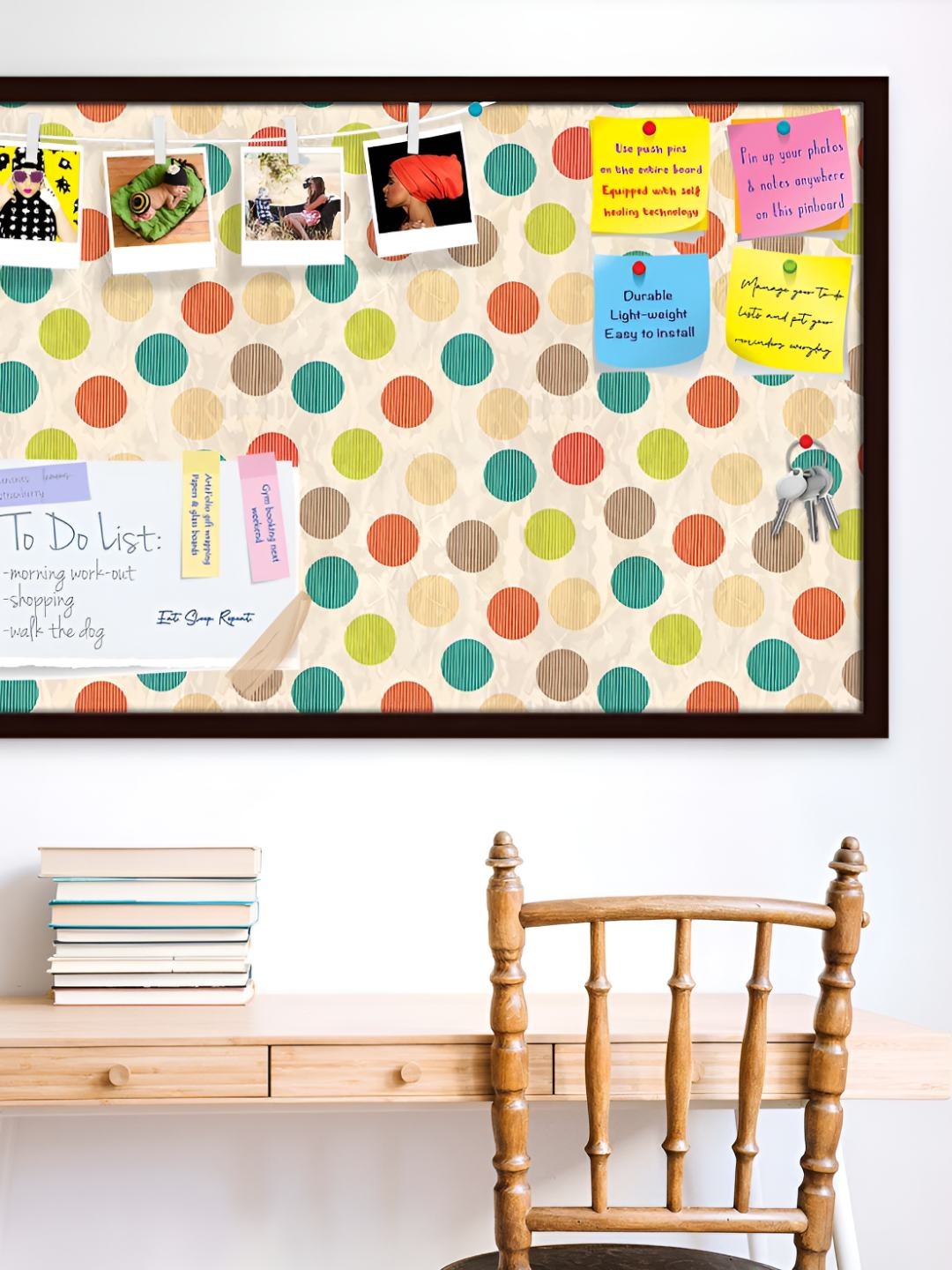 

ArtzFolio Wooden Notice Pin Board, Multi