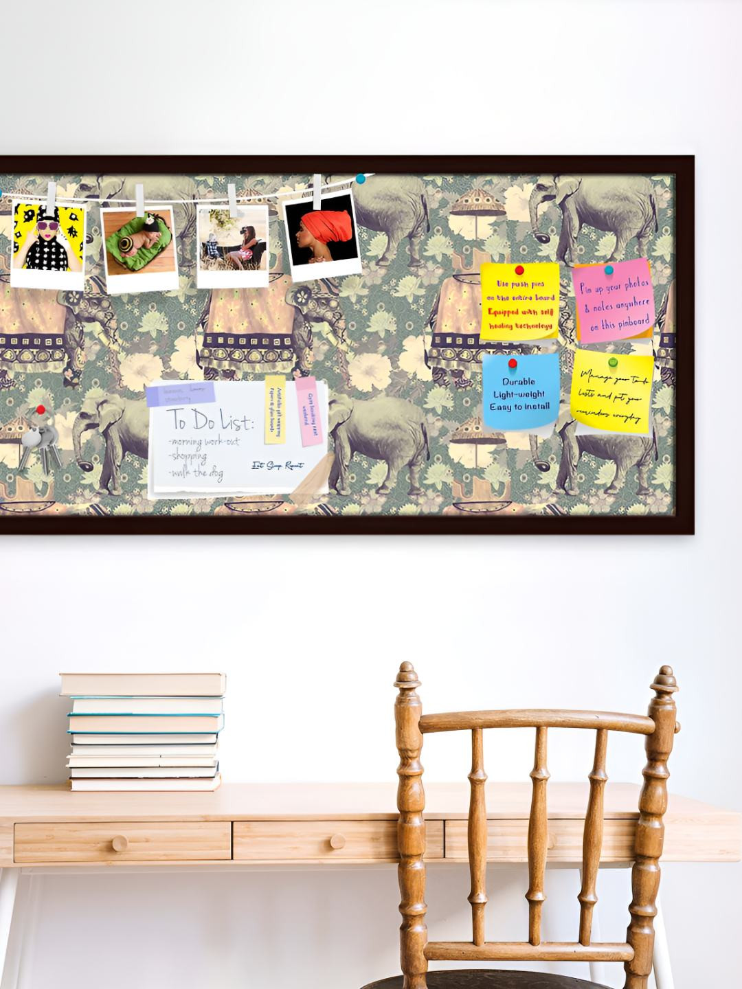 

ArtzFolio Wooden Notice Pin Board, Multi