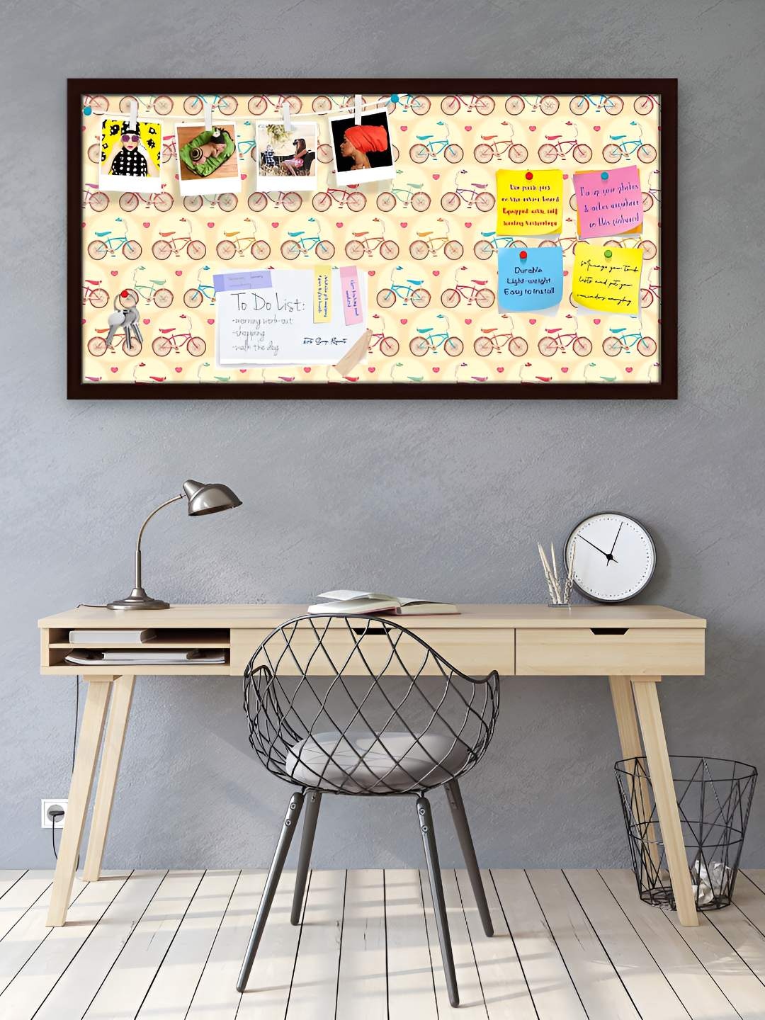 

ArtzFolio Wooden Notice Pin Board, Multi
