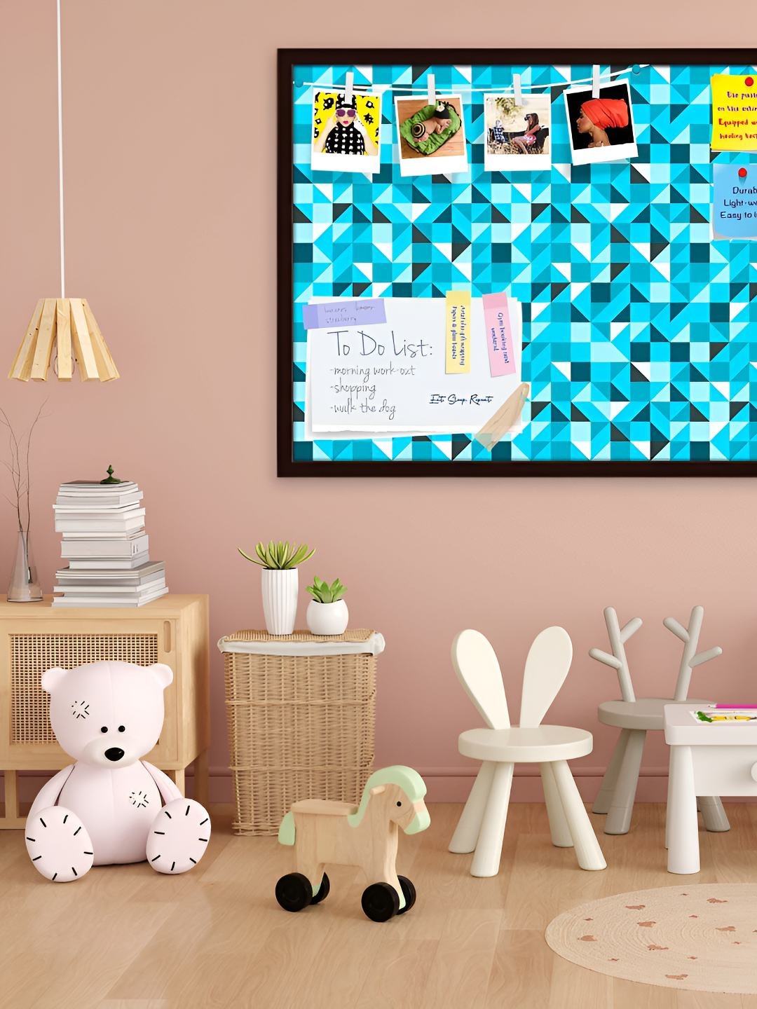 

ArtzFolio Wooden Notice Pin Board, Multi