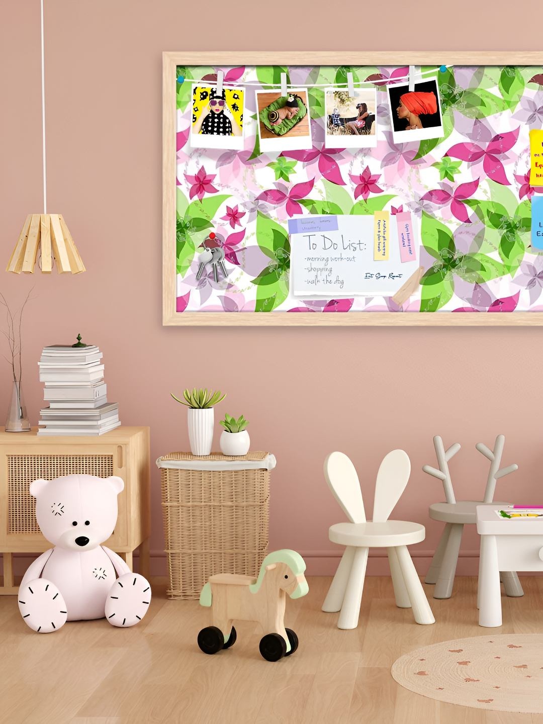 

ArtzFolio Wooden Notice Pin Board, Multi