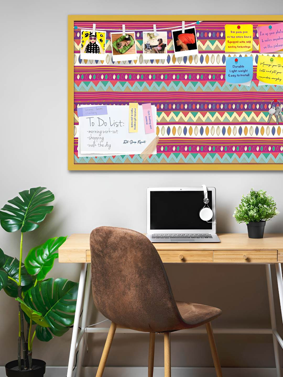 

ArtzFolio Wooden Notice Pin Board, Multi