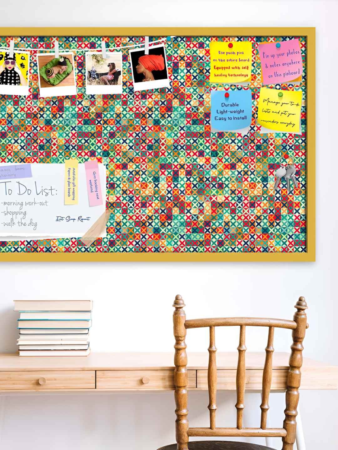 

ArtzFolio Wooden Notice Pin Board, Multi