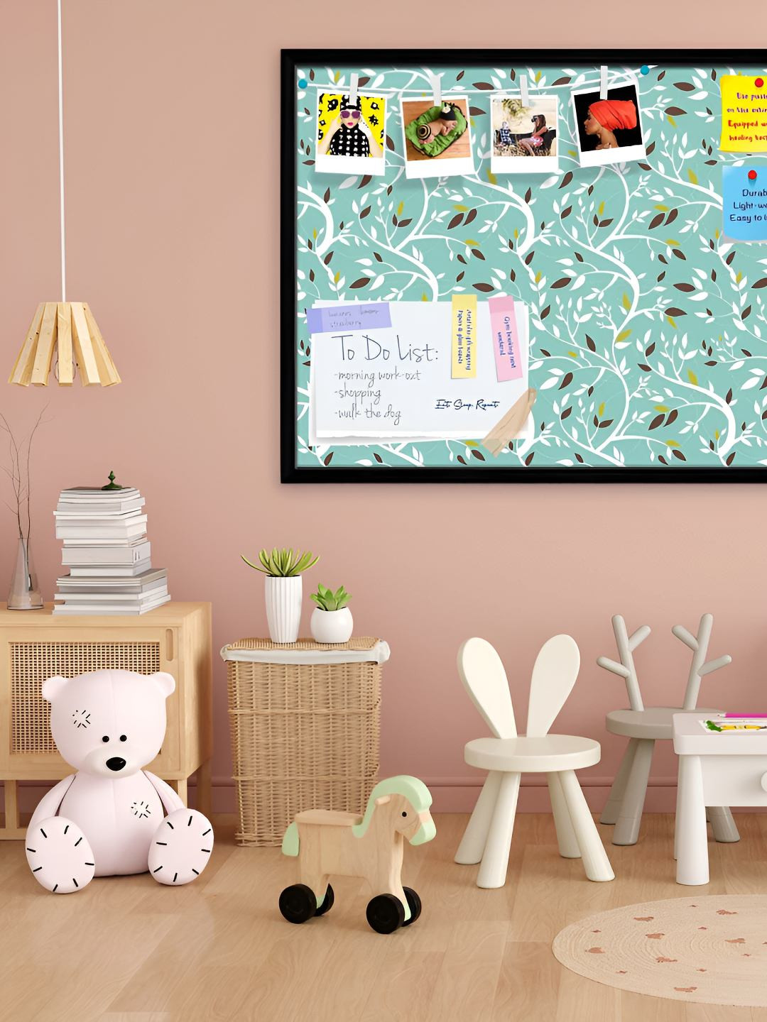 

ArtzFolio Wooden Notice Pin Board, Multi