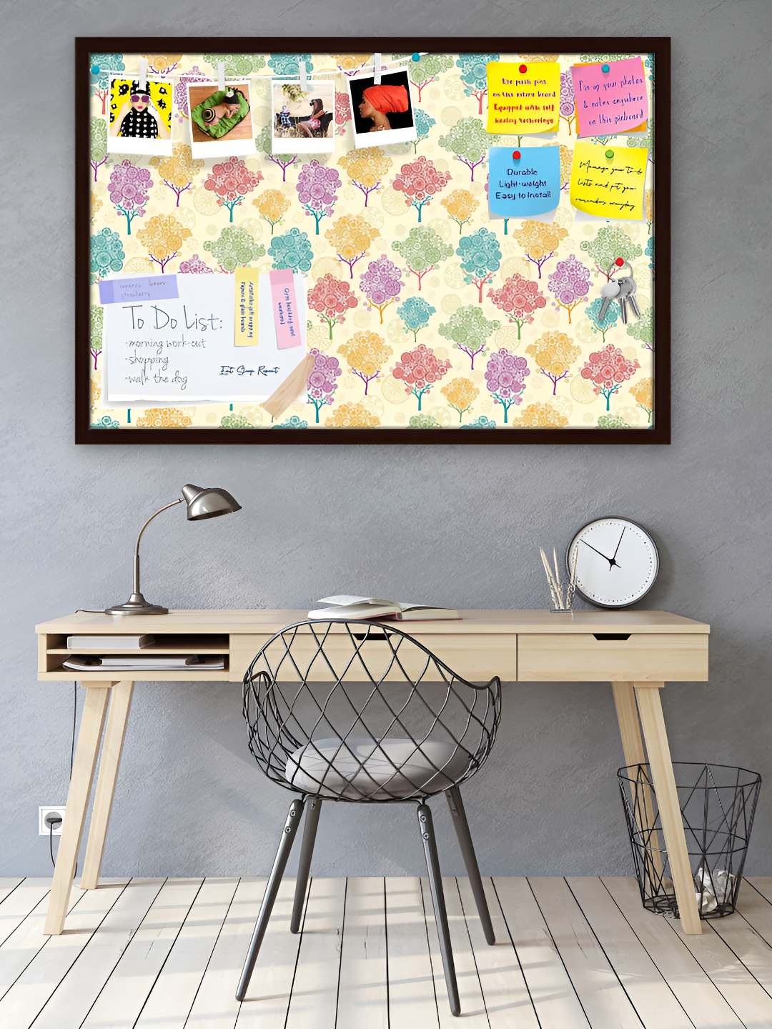 

ArtzFolio Wooden Notice Pin Board, Multi