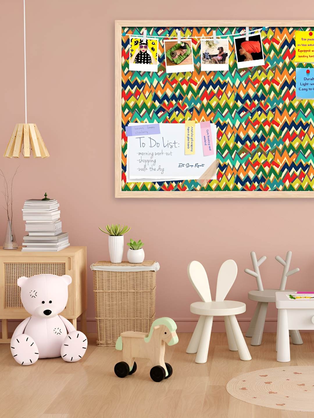 

ArtzFolio Wooden Notice Pin Board, Multi
