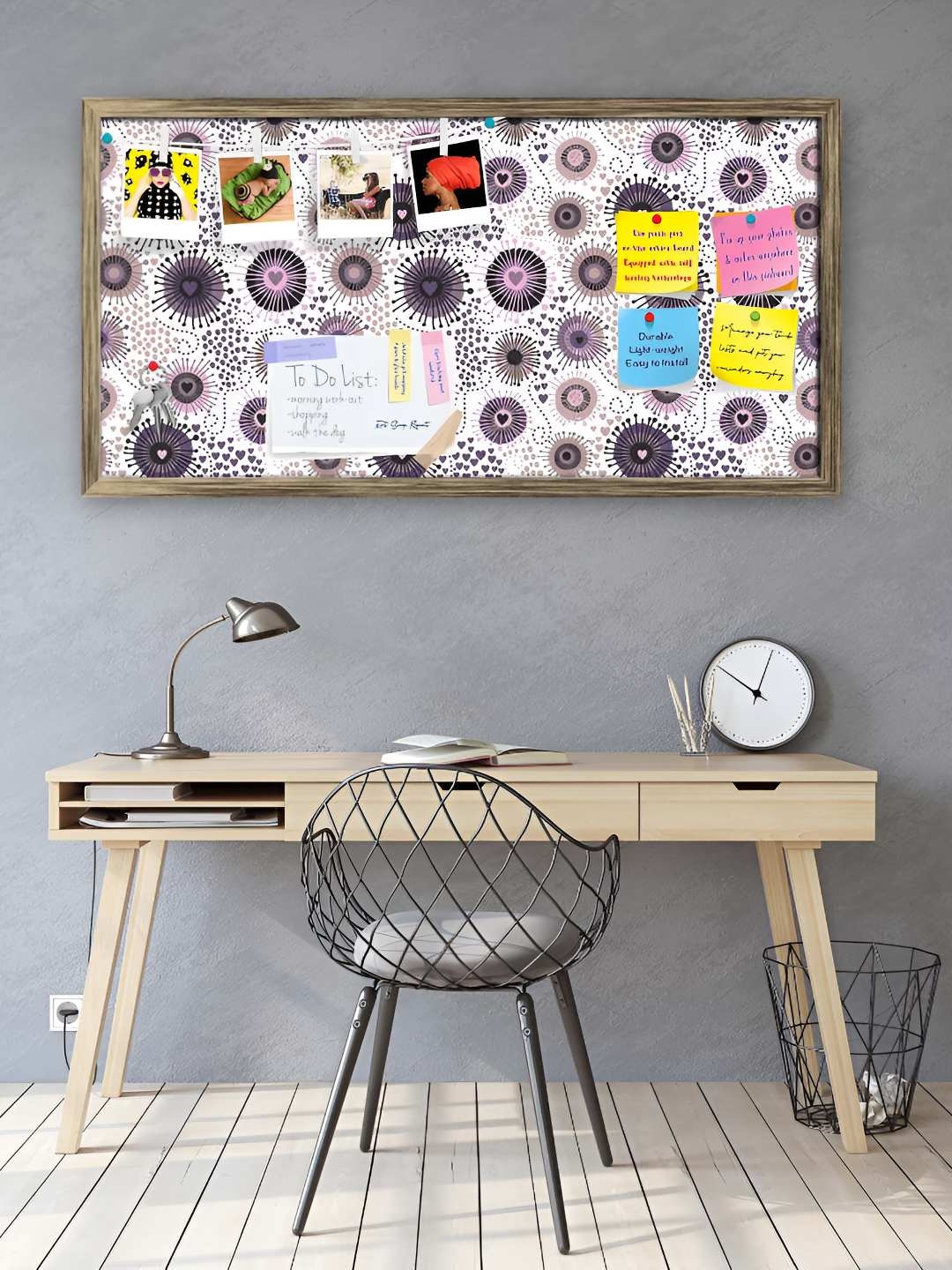 

ArtzFolio Wooden Notice Pin Board, Multi