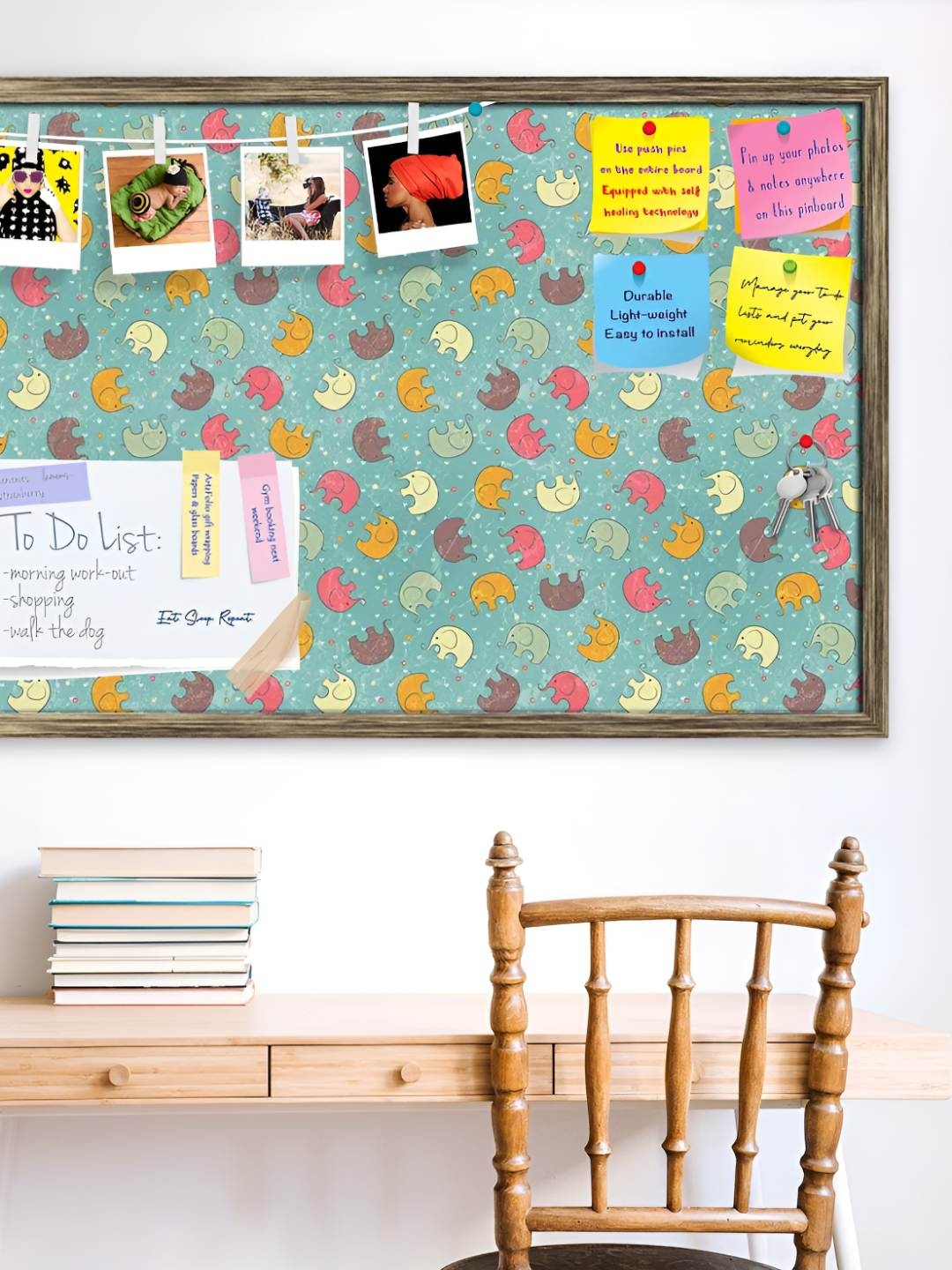 

ArtzFolio Wooden Notice Pin Board, Multi